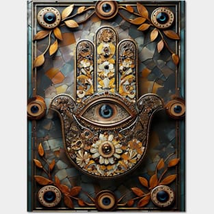 Hamsa Good Luck Posters and Art